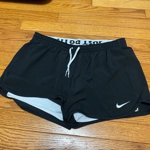Nike dri-fit tights built in shorts